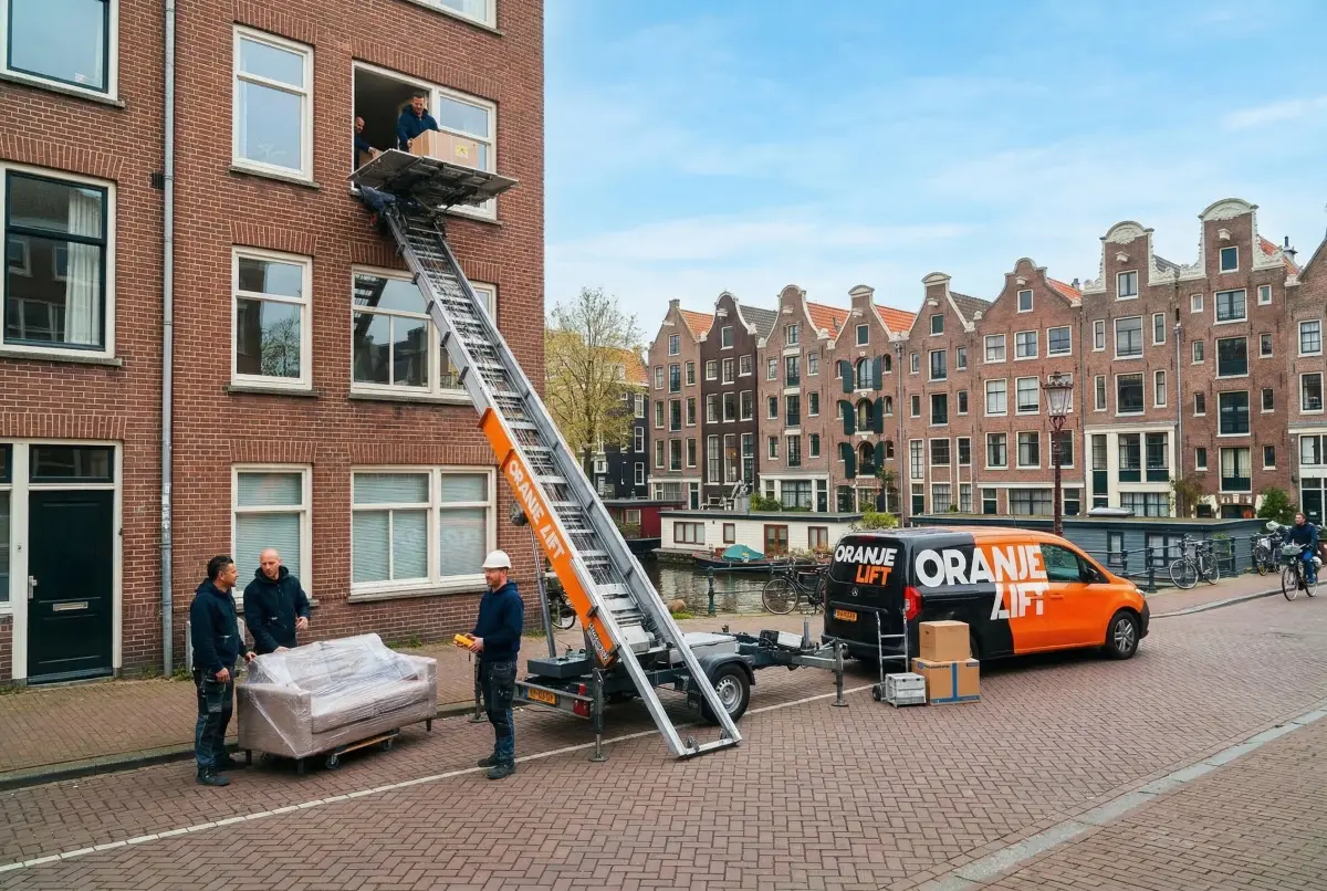 Verhuislift bij woning Deventer